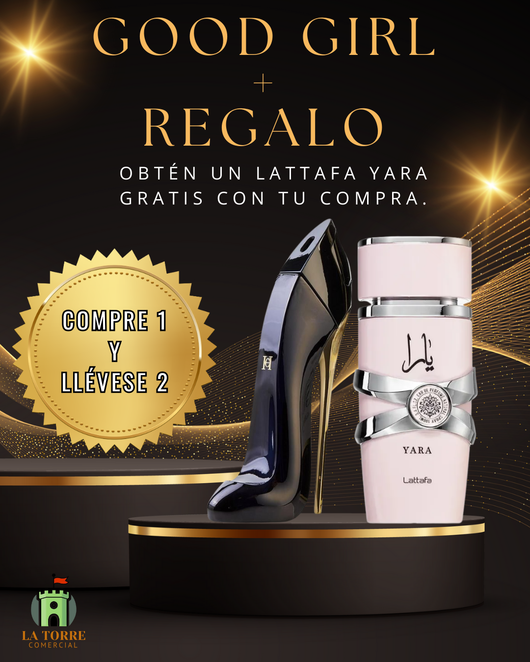 Combo Carolina Herrera Good Girl + Lattafa Yara