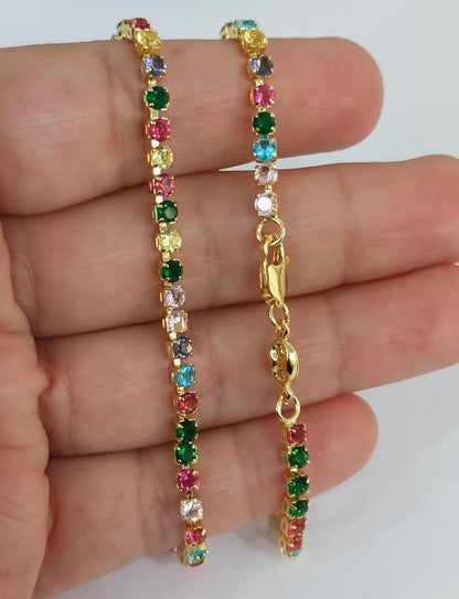 Pulsera Zirconia Multicolor